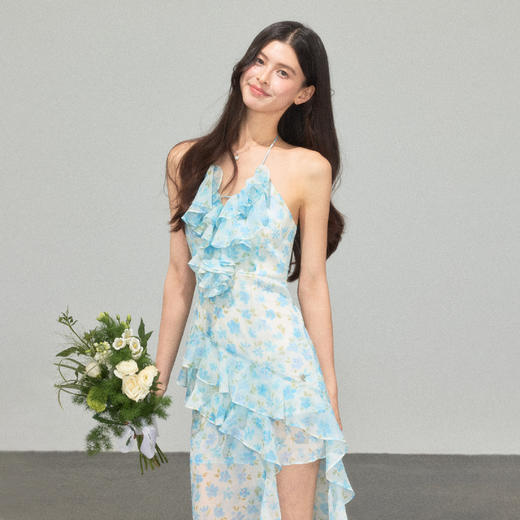 Ariseism 美式复古双色度假连衣裙女夏季新款裙子 商品图2