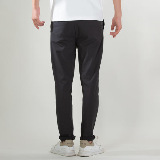 DRONKOO 2025 正常腰右袋侧唛竖线绣线高弹基础款中厚休闲长裤 商品图4