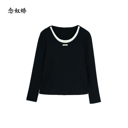 【商场同款】CNA5861 "MIU系打底衫" 大弹力显瘦针织衫 假两件针织 商品图9