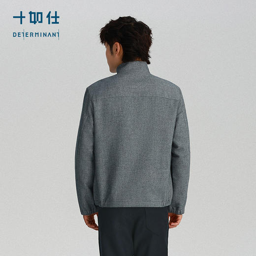 秋冬纯棉梭织里绒保暖商务立领夹克-OW10-03 商品图11