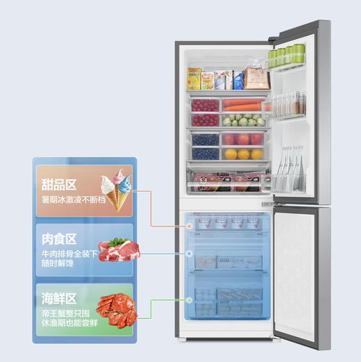 海尔（Haier）冰箱 BCD-172WGHC2E9S9 商品图9