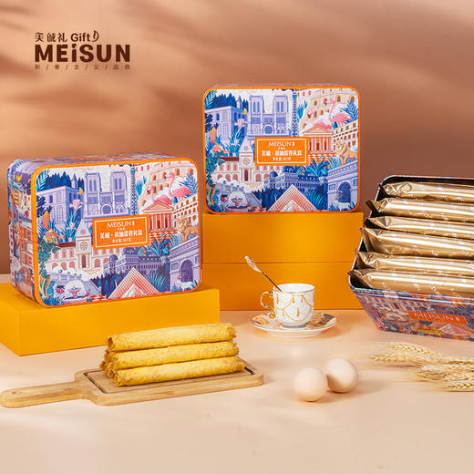 【绮】美诚·黄油蛋卷礼盒507g 商品图1