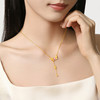 周大生莫奈联名黄金项链女足金花园蝴蝶锁骨吊坠送女友生日礼物 商品缩略图2