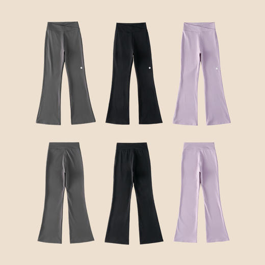 【7A抗菌】棉花堂柔软超弹喇叭瑜伽裤童装——FA52121 商品图4