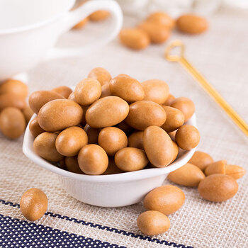 薛记炒货鱼皮花生日本豆花生米罐装厦门特产80后怀旧零食生520g/罐 /休闲食品 /坚果炒货 /花生 商品图2