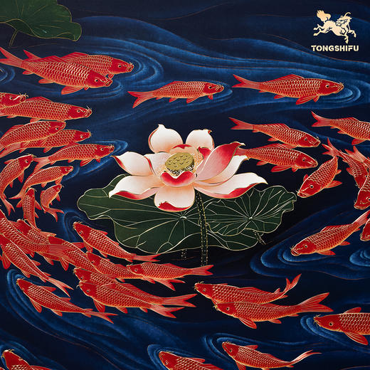 铜师傅 手工錾刻 铜雕画《吉祥久久》客厅玄关沙发背景墙装饰挂画 商品图4