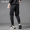 PINLI品立2025秋季新款潮牌多口袋工装裤男士宽松休闲长裤束脚裤GD253117025 商品缩略图2