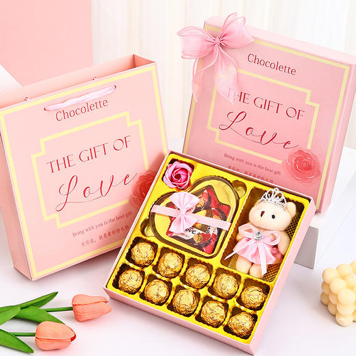 【粉丝福利❗️巧克力礼盒套装】以物寄情，以爱传意！糖果零食大礼包送儿童男女生生日情人节520礼物 商品图5