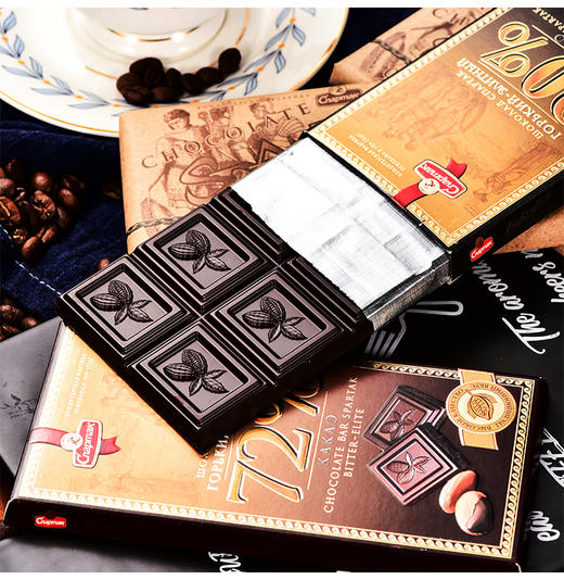 【中欧班列精选】俄罗斯原装进口斯巴达克大板巧克力90g*2 商品图2