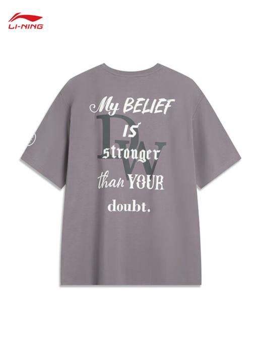 李宁（LI-NING）韦德运动短袖T恤衫男2025秋季潮流休闲圆领文化衫AHSV087 商品图1