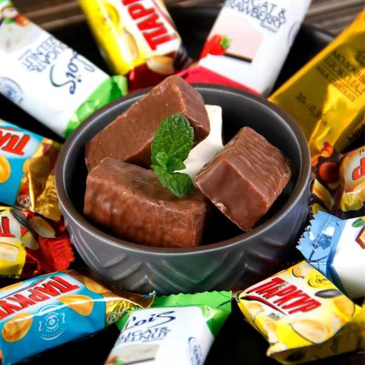 【中欧班列精选】俄罗斯士力架  原装进口涅夫斯基多口味士力架 牛轧巧克力糖果 2斤 5斤装 商品图4