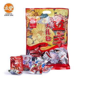 立丰（lifefun）上海特产 卤汁牛肉干猪肉枣鸭翅鸭肫大礼包620g /休闲食品 /肉类零食 /肉类零食礼包/礼盒 商品图0