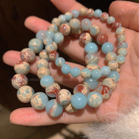 【粉丝专属❗️新中式寿山石串珠】复古百搭叠戴手链男女小清新精致闺蜜手串饰品情人节礼物