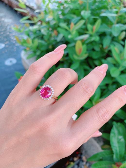 3.68ct刻面碧玺戒指 商品图6