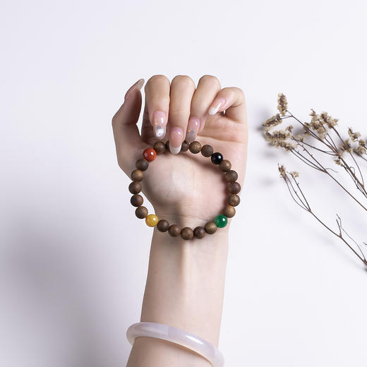 xy0535沉香+多宝四季平安手串 商品图8