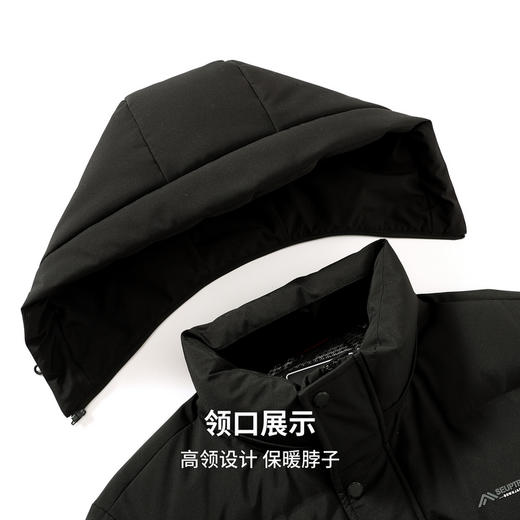 【含鸭绒】圣得西男士保暖加厚羽绒服2025秋新款可拆卸防风男外套 商品图8