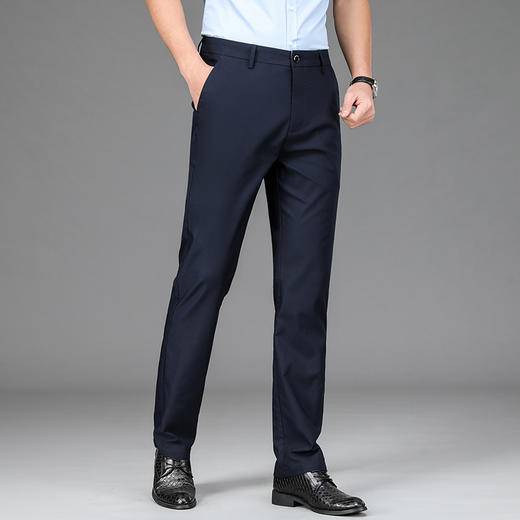 2025秋冬款休闲裤男直筒弹力商务西裤长裤宽松男裤保暖加绒长裤子！ 商品图3