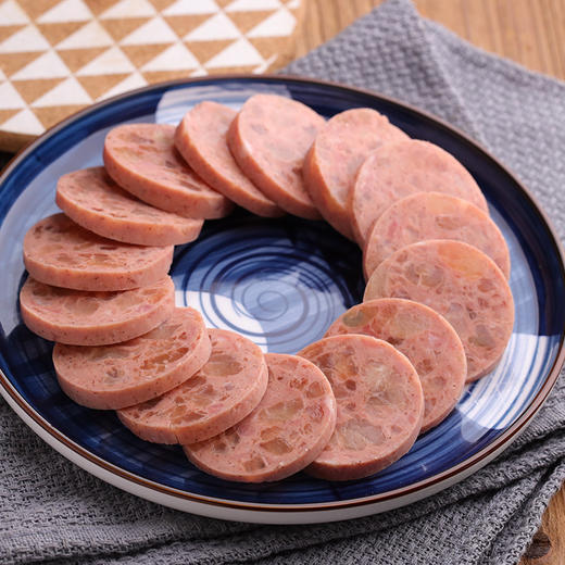 【中欧班列精选】俄罗斯风味牛筋肠小卢布肠鸡肉肠牛肉肠袋装1袋6根 300克 即食 商品图5