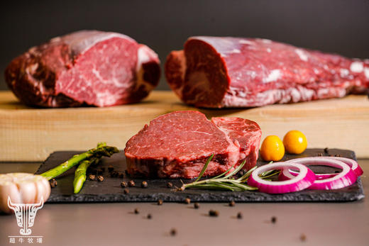 菲力牛排一片(200g)+沙朗牛排原切一片(200g) 商品图1