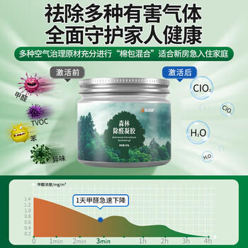 优诺康去除甲醛神器新房急入住家用空气净化甲醛清除剂车用除味果冻 /家庭清洁/纸品 /家庭环境清洁 /其它清洁用品 商品图2