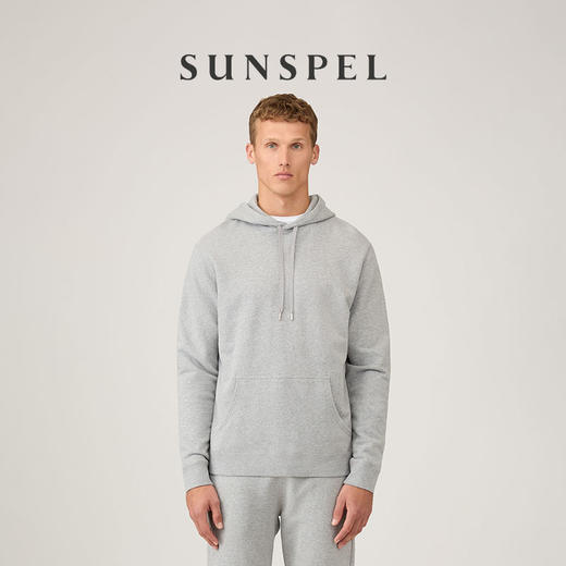 SUNSPEL男士经典款全棉抽绳宽松运动连帽卫衣 商品图0