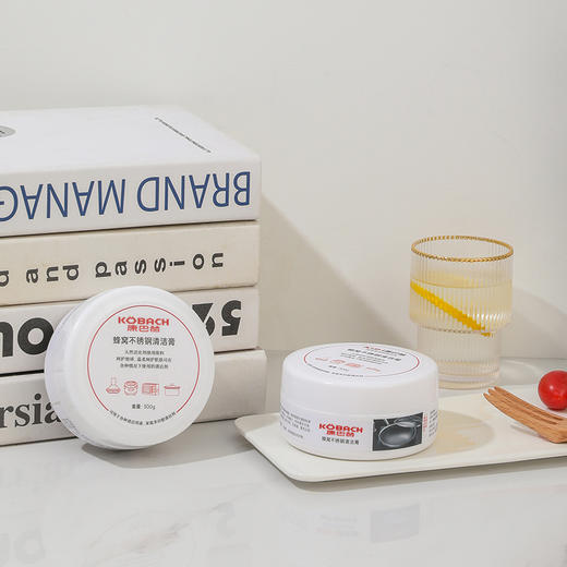 【50积分+19.9元】康巴赫 白盒不锈钢多功能清洁膏 300g/盒 气味温和 商品图1
