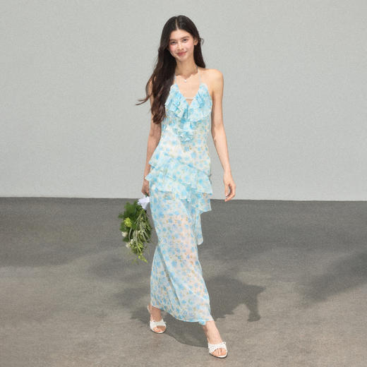 Ariseism 美式复古双色度假连衣裙女夏季新款裙子 商品图4