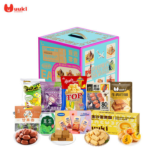 UUKI环球甄选零食大礼包158型（812g+238ml） 商品图0