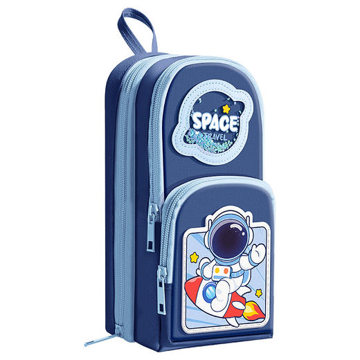 【卡皮巴拉笔袋，多格超大容量！】创意卡通书包笔袋 大容量小众铅笔袋 耐脏儿童小学生文具盒 卡皮巴拉创意文具盒，6层12格超大容量，镭射亮片+耐磨设计，小学生都爱！🎒 商品图4