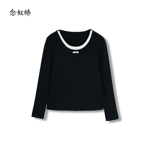 【商场同款】CNA5861 "MIU系打底衫" 大弹力显瘦针织衫 假两件针织 商品图7