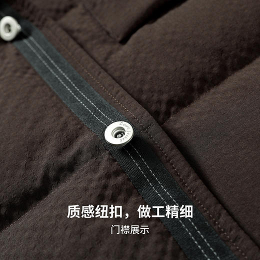 【含鸭绒】圣得西男士保暖工装羽绒服2025冬新款羊毛混纺翻领外套 商品图9