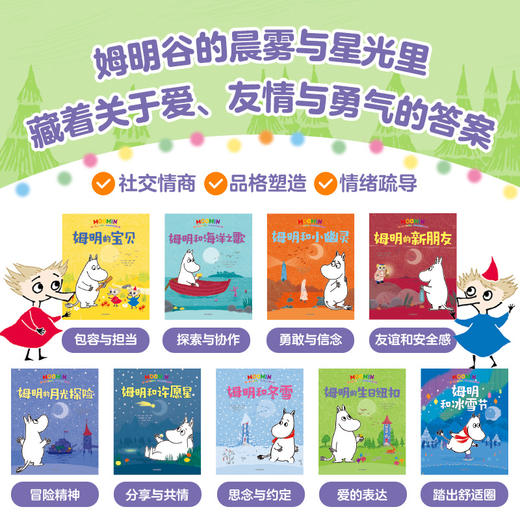 【2-8岁】独一无二的姆明：做温暖坚韧的小孩-80周年礼盒 商品图4