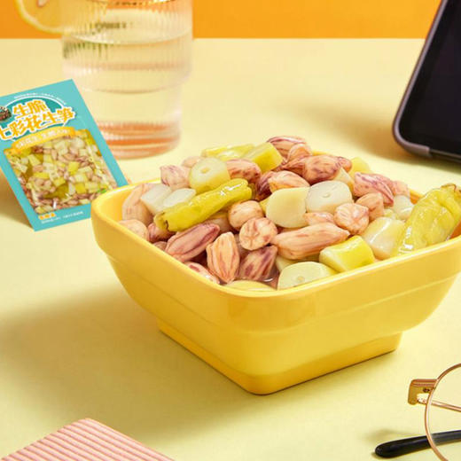 【新品】七彩野地 生脆七彩花生笋 开袋即食山椒味凉菜小吃 商品图3