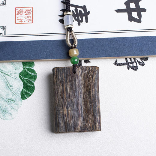 xy0530沉香无事牌怡然自得素牌 商品图2