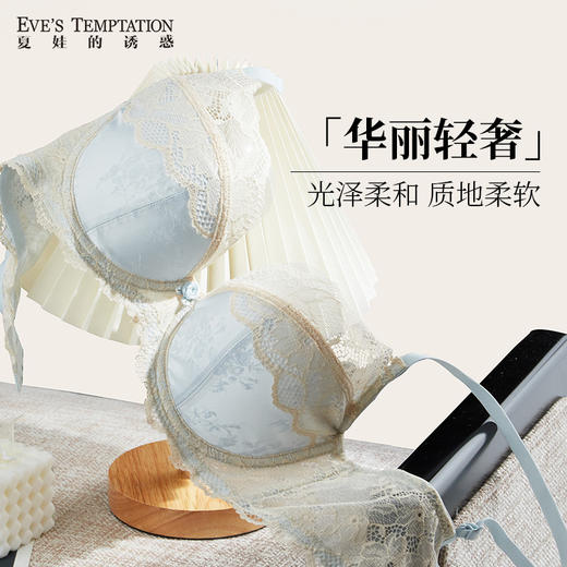 夏娃的诱惑杏韵系列文胸2026新款爆款纯欲风bra内衣女胸罩 商品图1