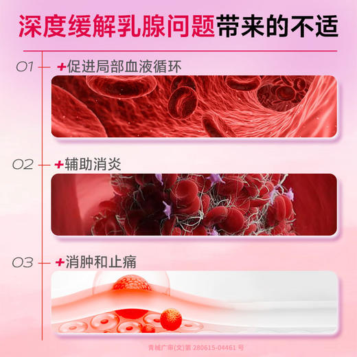 骏丰济福远红外乳腺贴乳腺增生乳腺小叶增生乳腺导管增生 商品图4