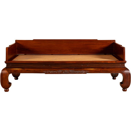 清	红木独板三围屏罗汉床 商品图5