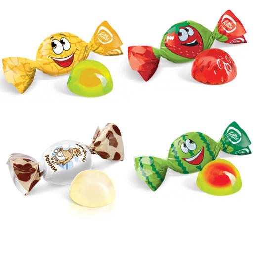 【中欧班列精选】俄罗斯原装进口康吉多口味水果软糖500克/袋 商品图7