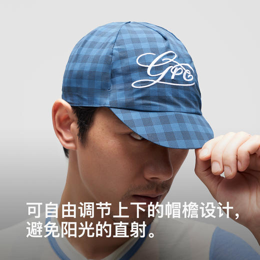GRC桀骜无尽春夏新款复古格纹头盔内衬帽防晒透气骑行小帽男女 商品图2