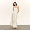 Ariseism 美式复古白色吊带连衣裙女夏季新款长裙 商品缩略图1