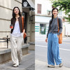 绽放旅行女装510朵/斜纹亚麻半腰松紧抽绳宽松直筒长裤百搭休闲裤 商品缩略图3