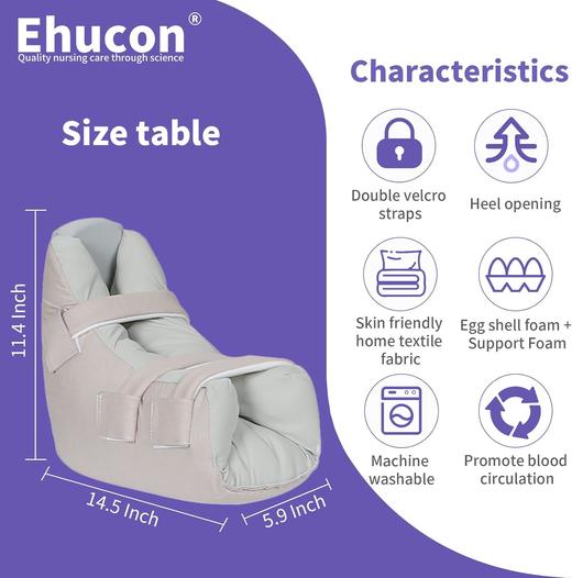 移护康卧床防压疮脚套脚踝保护套护脚踝固定器防足下垂褥疮垫护具（单只装） 商品图0