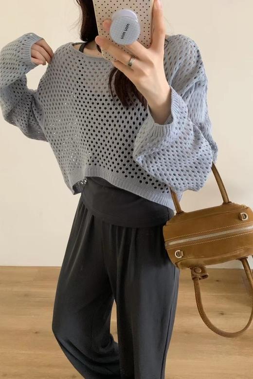 LNNNS 慵懒高腰裤罩衫套装 21058 商品图1