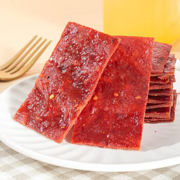 蜜禾靖江手撕肉脯500g蜜汁味肉干熟食即食网红小吃休闲办公小零食 /休闲食品 /肉类零食 /猪肉类 商品图1