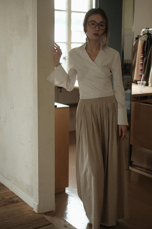 羊绒匹马棉（Supima） | 阔腿高腰裙裤 商品图13