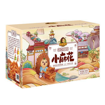 刺猬阿甘 小麻花芝麻香葱焦糖花椒办公室下午茶解馋充饥小零食整箱720g /休闲食品 /膨化食品 /其他膨化食品 商品图1