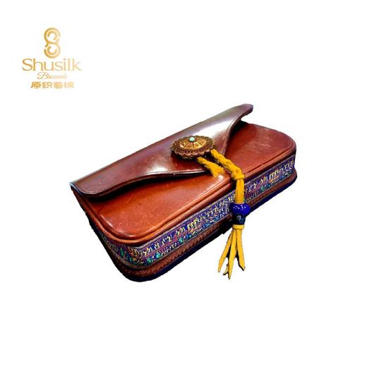 蜀锦小羊皮手拿包 商品图1