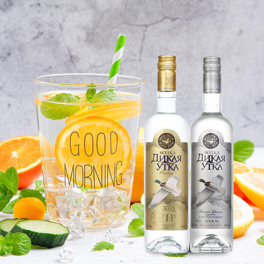 【中欧班列直供】白俄罗斯伏特加  欧泽 金雁/银雁伏特加   40%  250ml/瓶  原装进口 商品图1