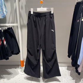 安踏儿童运动裤2025夏季女中大童柔软速干休闲梭织长裤362528511R