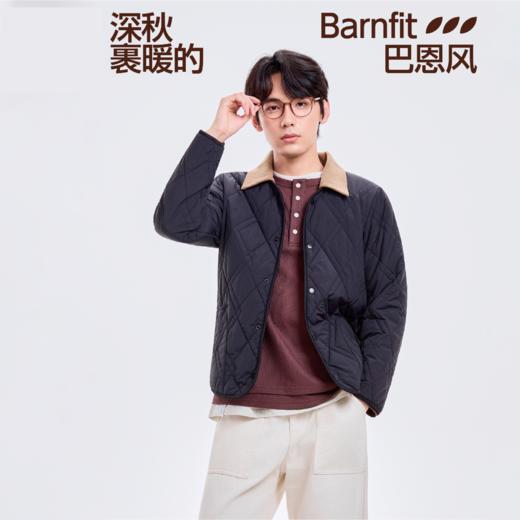 可拆翻领绗缝羊毛长袖马夹 男款女款 时尚保暖 商品图6